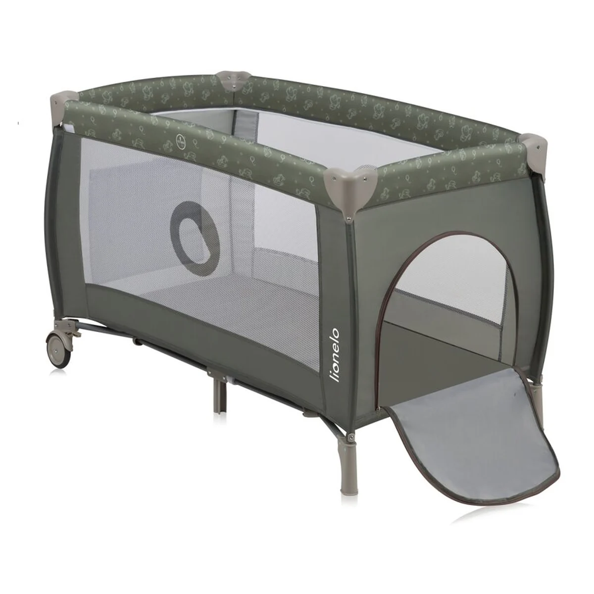 Patut pliant Lionelo Sven Plus Beige Olive 120x60 cm [8]