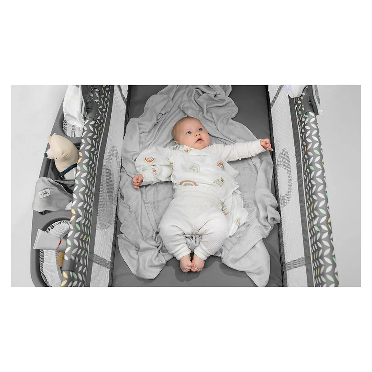 Patut pliant Lionelo Sven Plus Blue Navy 120x60 cm [33]