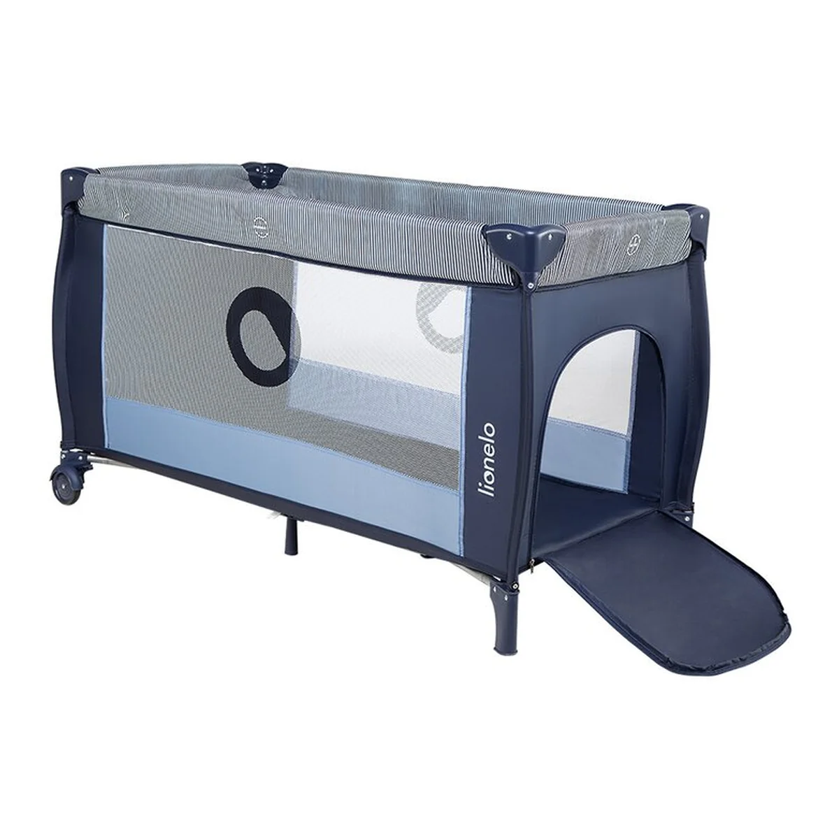 Patut pliant Lionelo Sven Plus Blue Navy 120x60 cm [17]