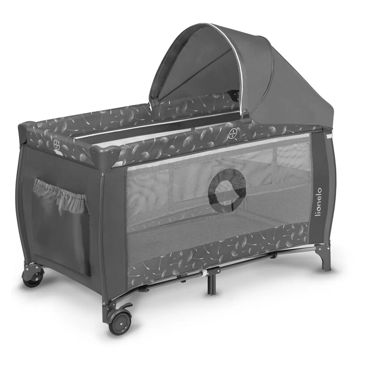 Patut pliant Lionelo Sven Plus Grey Concrete 120x60 cm [9]