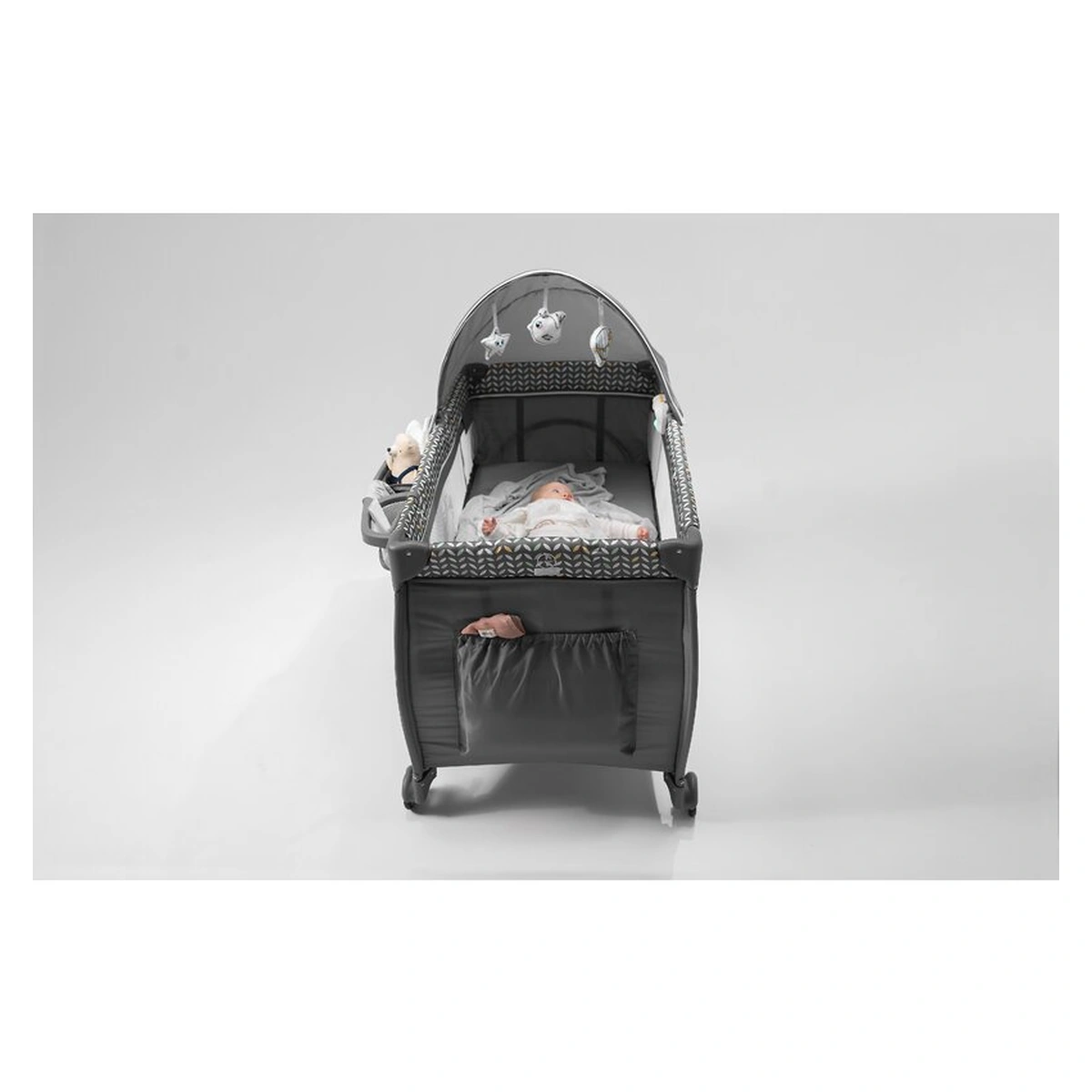 Patut pliant Lionelo Sven Plus Grey Concrete 120x60 cm [38]