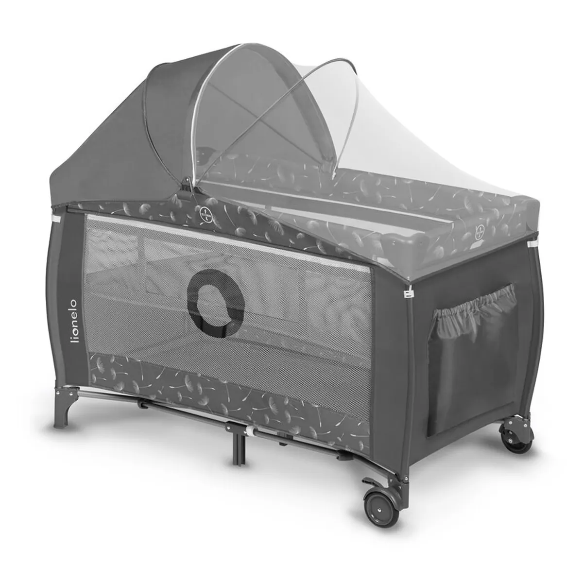 Patut pliant Lionelo Sven Plus Grey Concrete 120x60 cm [8]