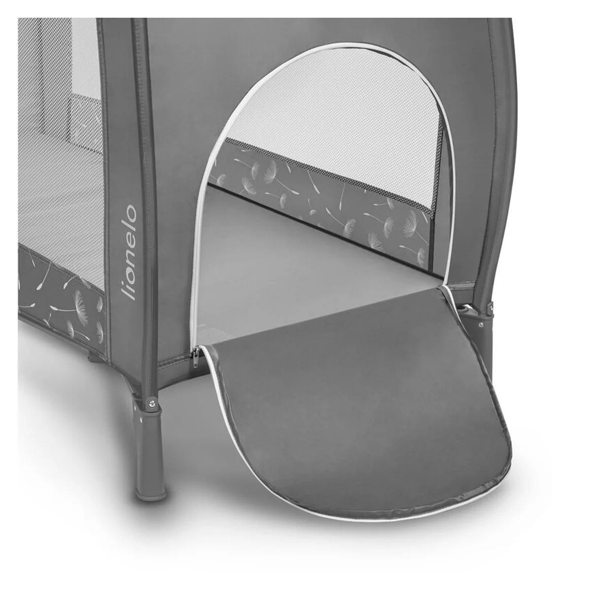 Patut pliant Lionelo Sven Plus Grey Concrete 120x60 cm [18]