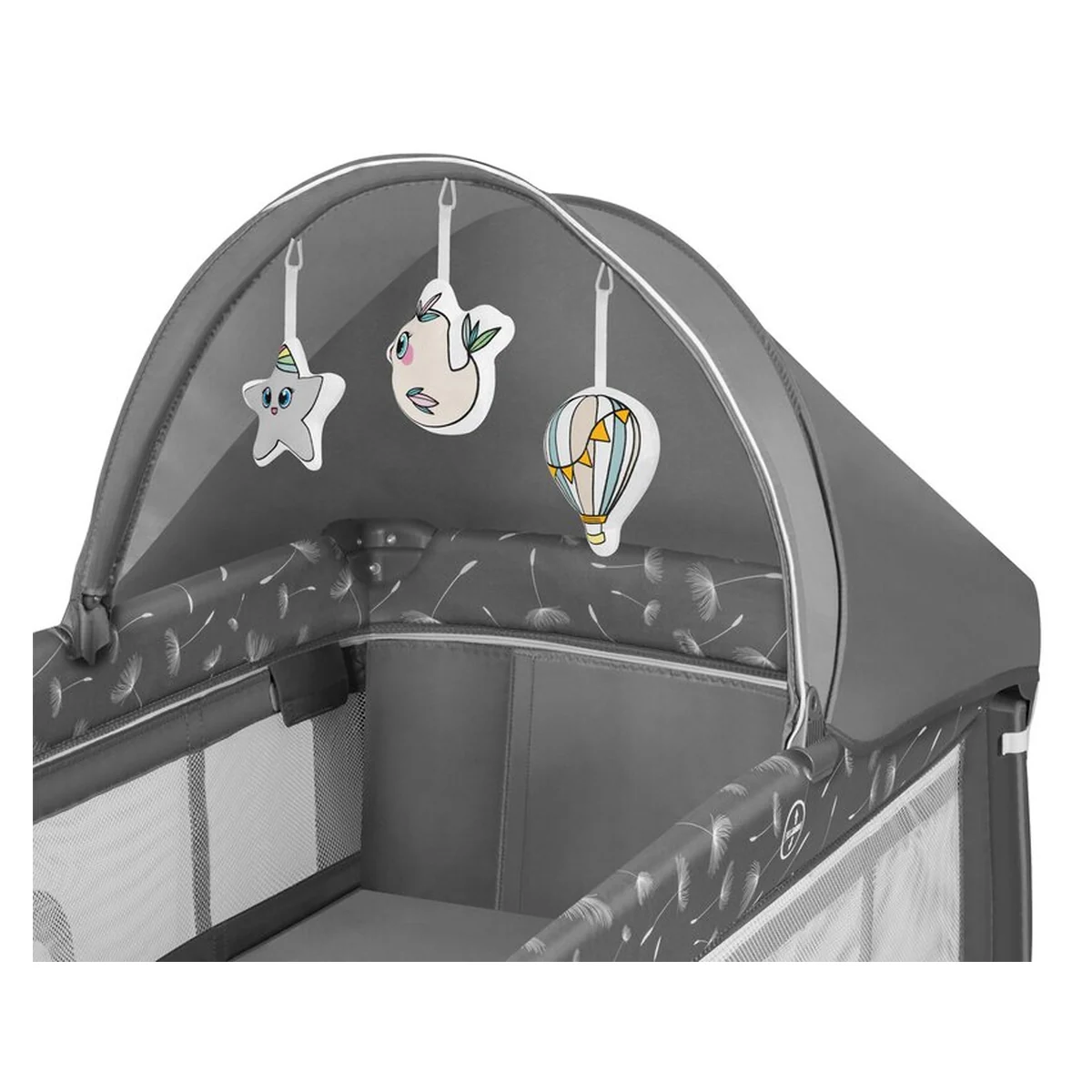 Patut pliant Lionelo Sven Plus Grey Concrete 120x60 cm [13]