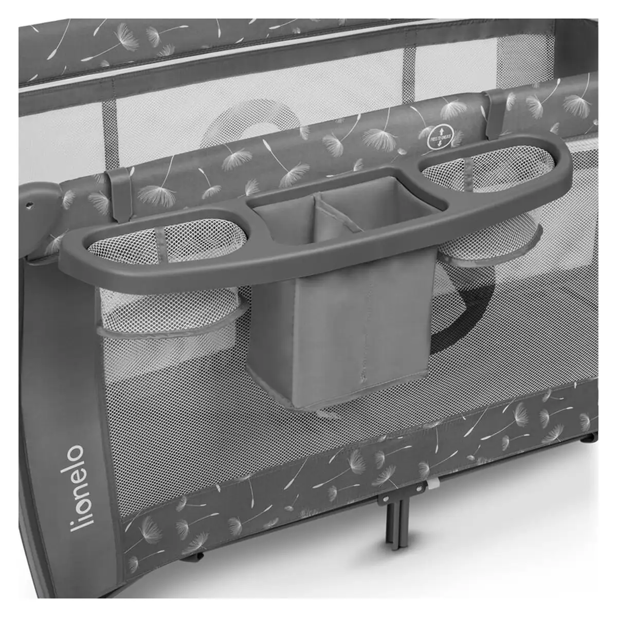 Patut pliant Lionelo Sven Plus Grey Concrete 120x60 cm [14]