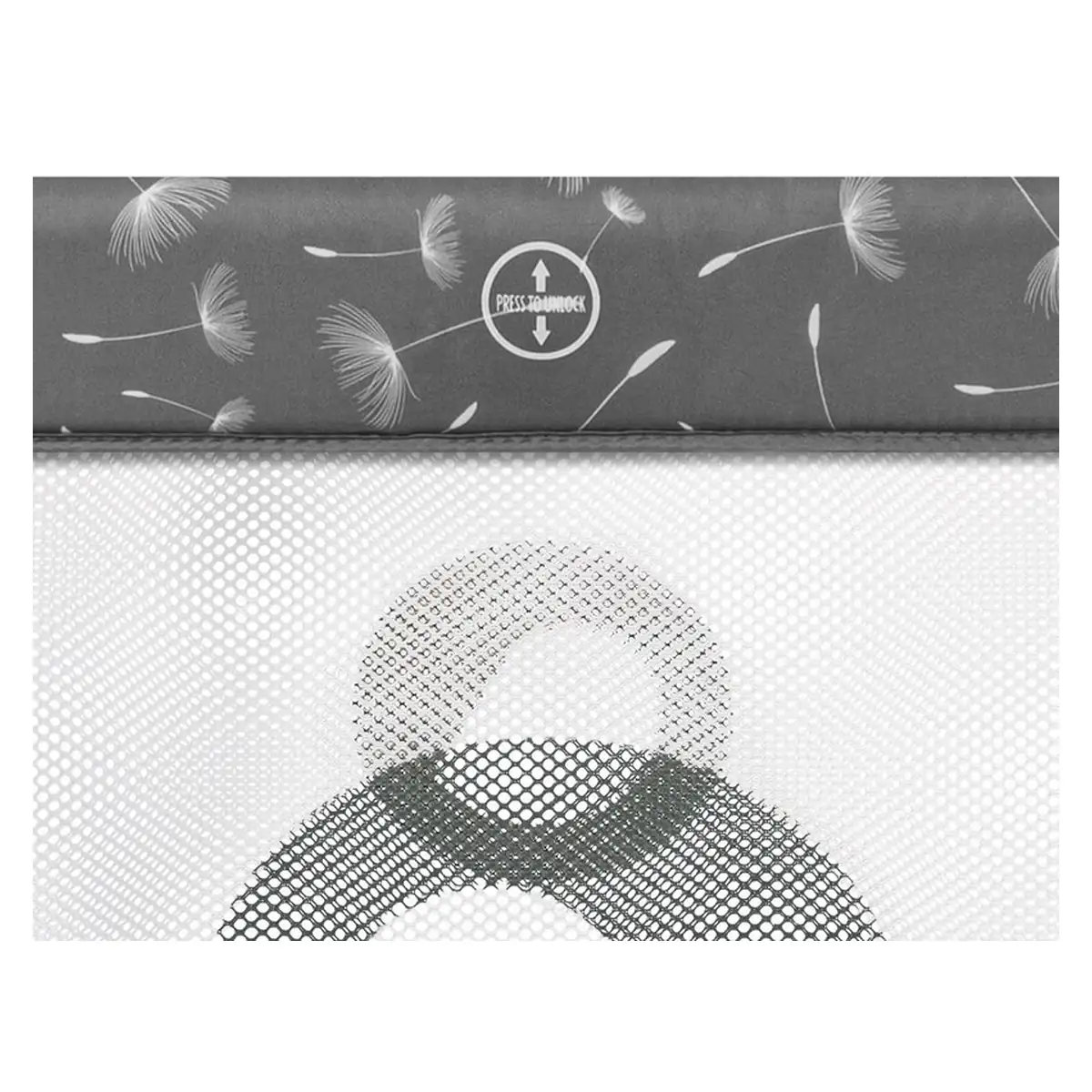 Patut pliant Lionelo Sven Plus Grey Concrete 120x60 cm [17]