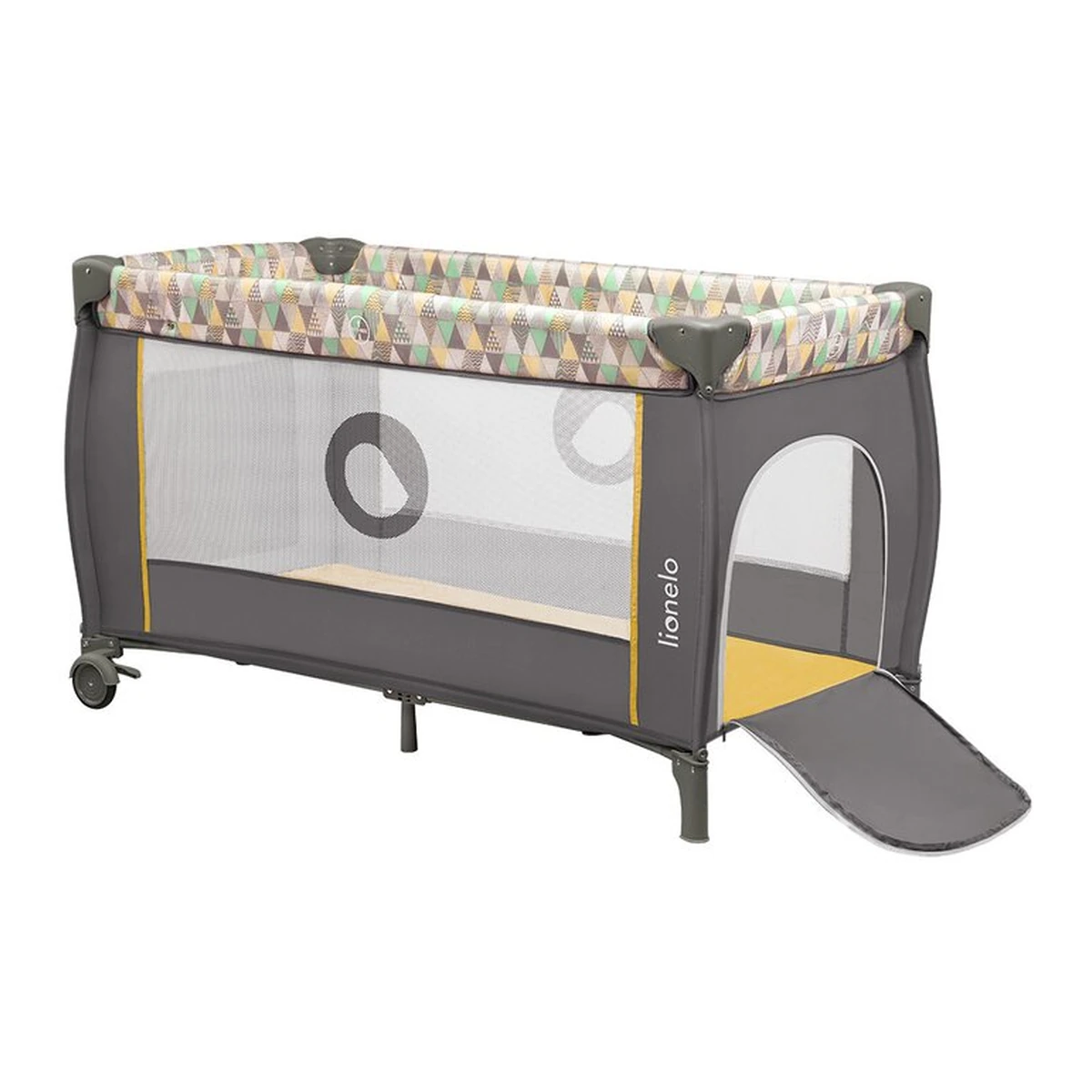 Patut pliant Lionelo Sven Plus Yellow Scandi 120x60 cm [12]