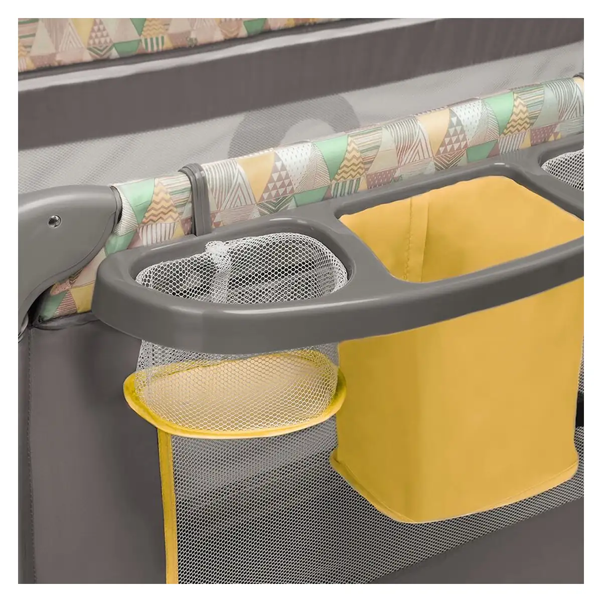 Patut pliant Lionelo Sven Plus Yellow Scandi 120x60 cm [19]