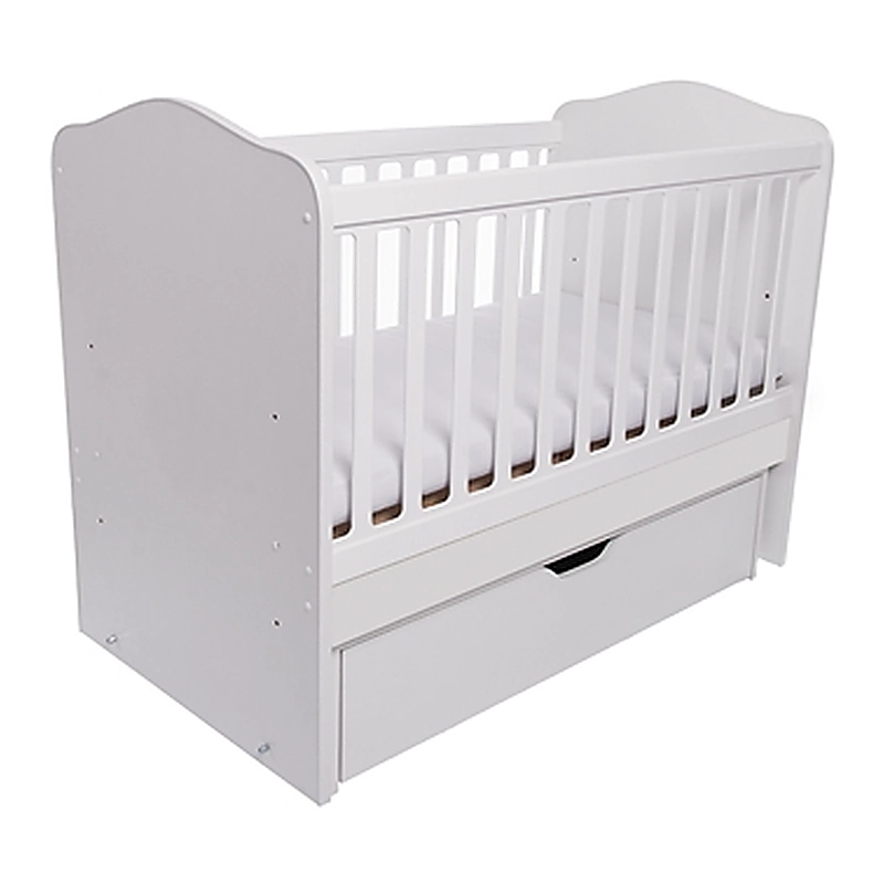 Patut VESSANTI Como, 120x60 cm, functie de balansoar, Alb [2]