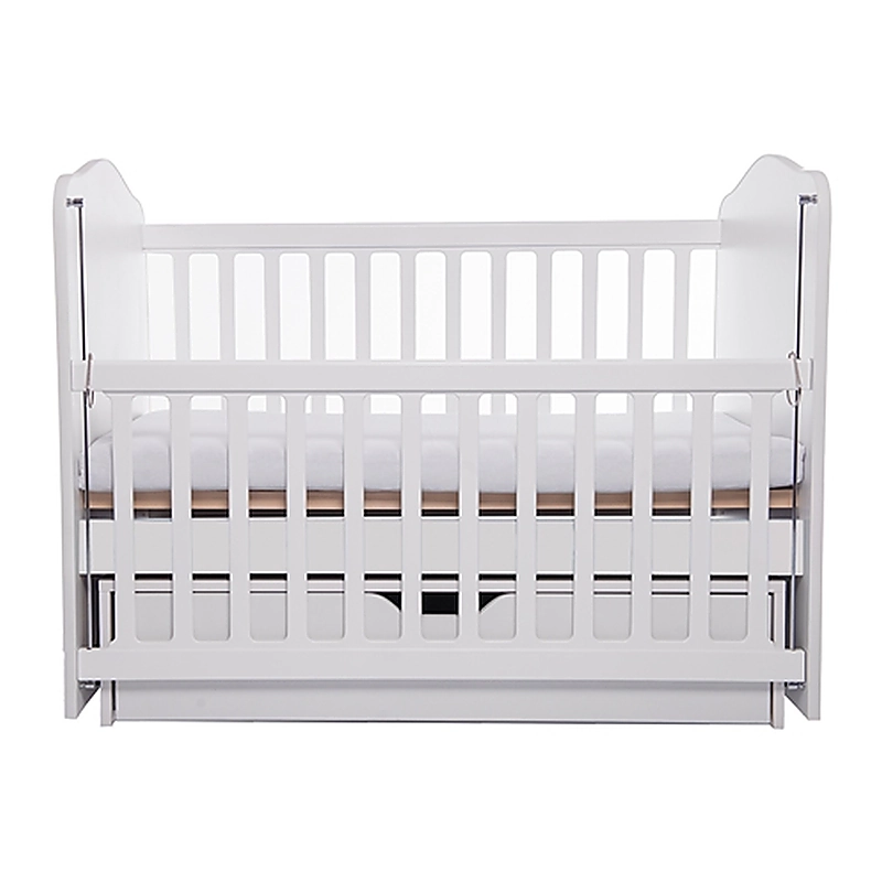 Patut VESSANTI Como, 120x60 cm, functie de balansoar, culisant, Alb [2]