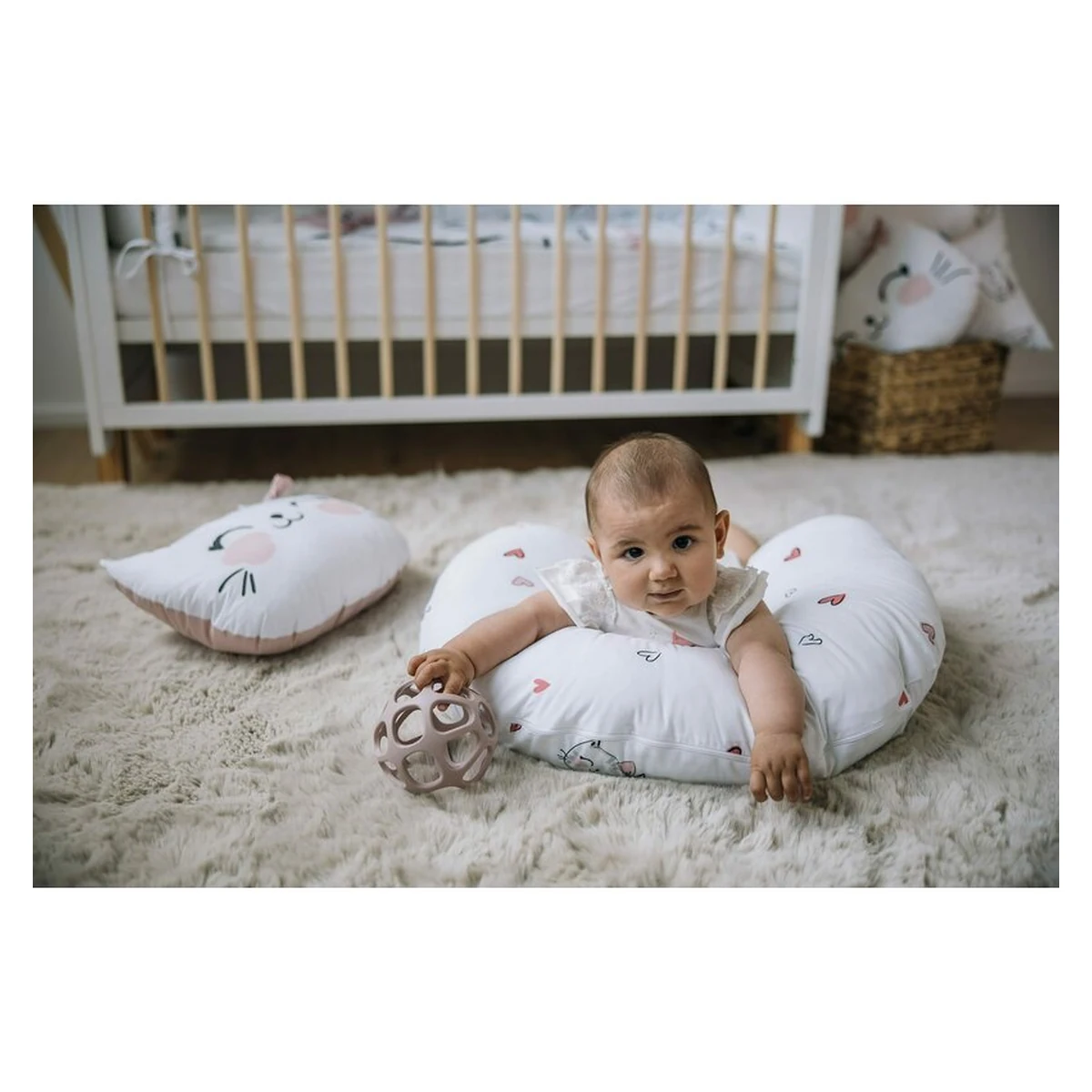 Perna alaptare, Bubaba, Kitties&Hearts/White [4]