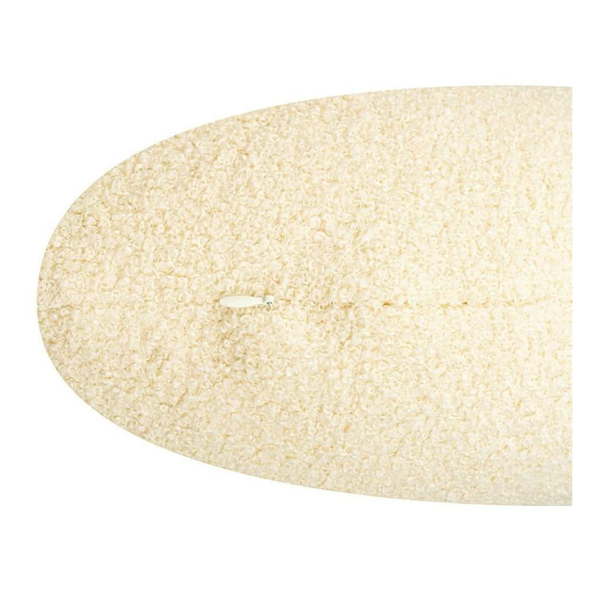 Perna alaptare, New Baby, Teddy, Bumbac+tesatura teddy, 100% antialergic, Husa detasabila, 60x45x18 cm, 0 luni+, Cream [3]