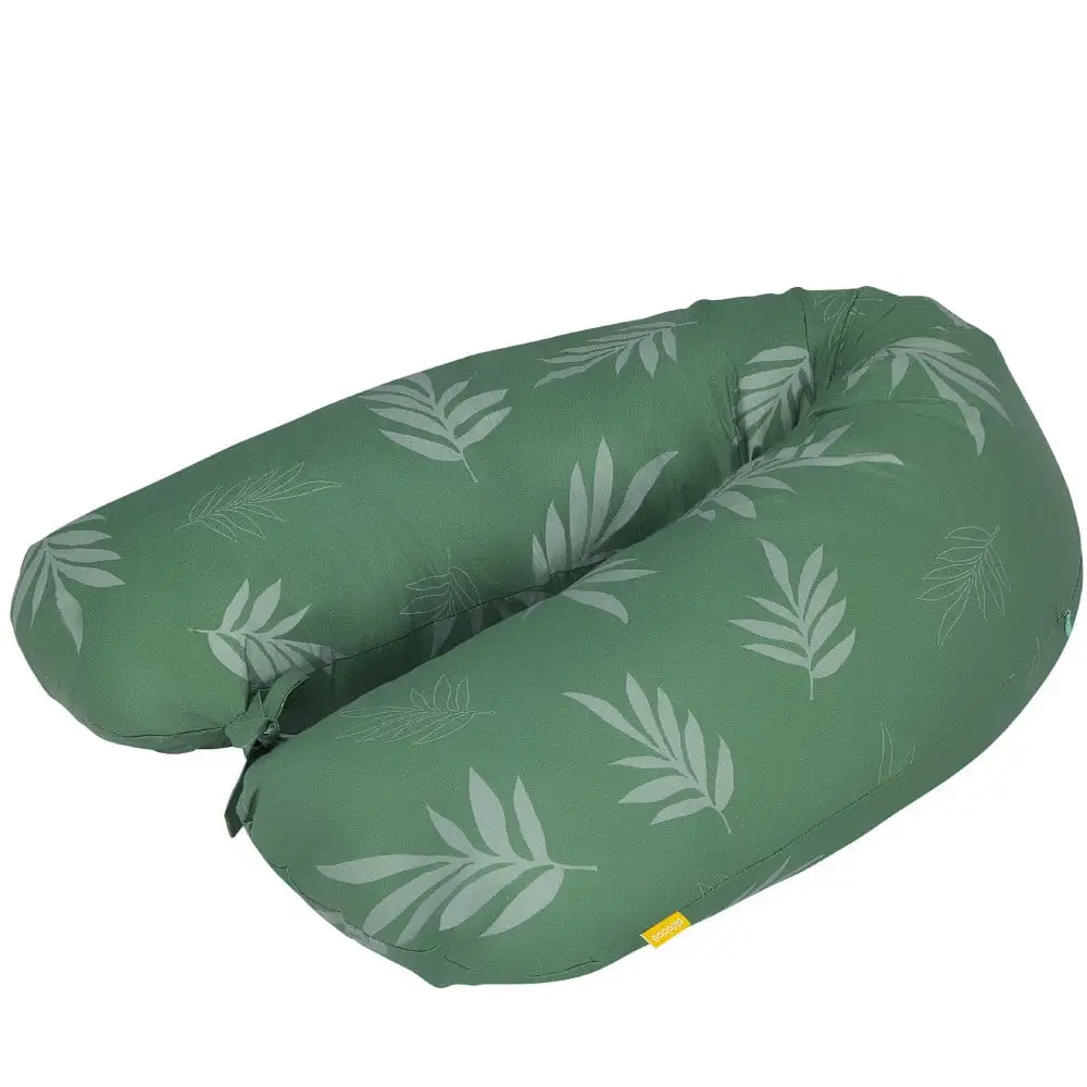 Perna pentru alaptat 2 in 1 Ammi+, Skiddou, Wild climber, Verde, ‎109 x 48 x 20 cm [1]