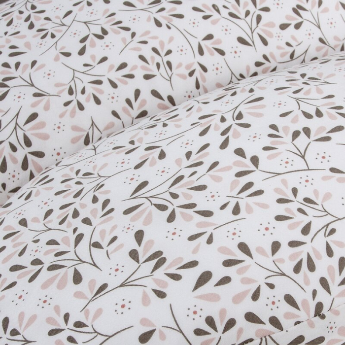 Perna pentru alaptat, Ceba Baby, Husa detasabila din bumbac, Cu puf siliconizat, 150x60x37 cm, Oeko-Tex Standard 100, [4]