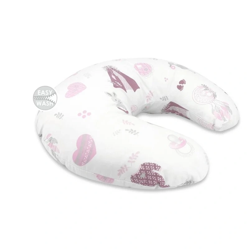 Perna pentru alaptat, Circumferinta 155 cm, Baby Shower Pink [1]