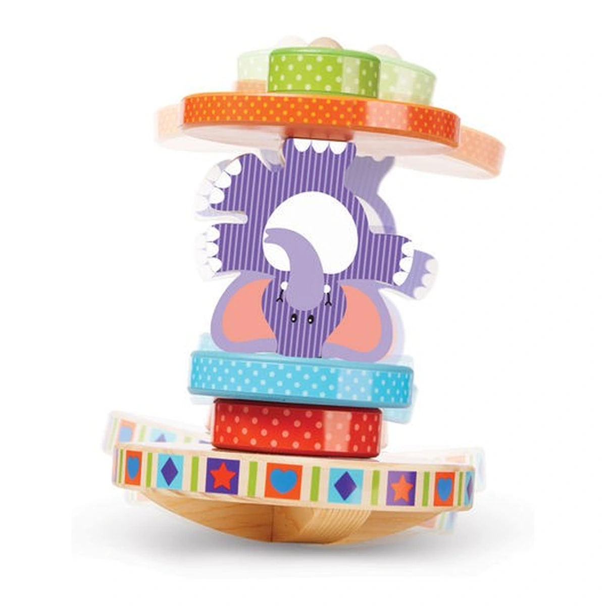 Piramida de stivuit Elefantel Melissa & Doug [5]