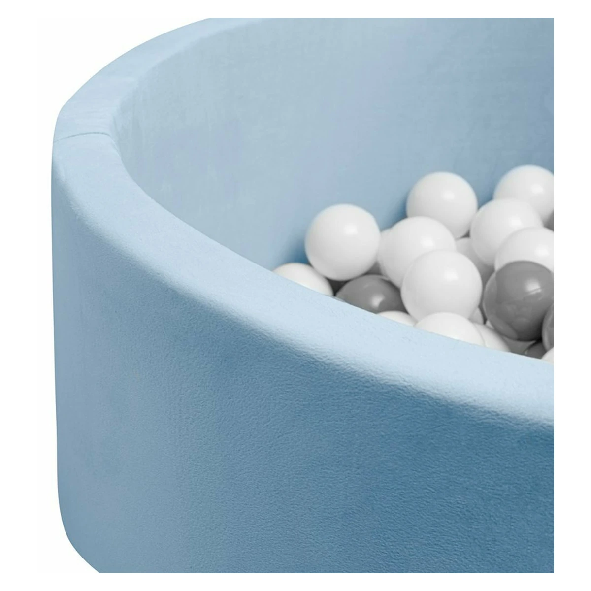 Piscina uscata, New Baby, Cu 150 de bile (Alb, gri), 83 x 83 x 30 cm, Blue [3]