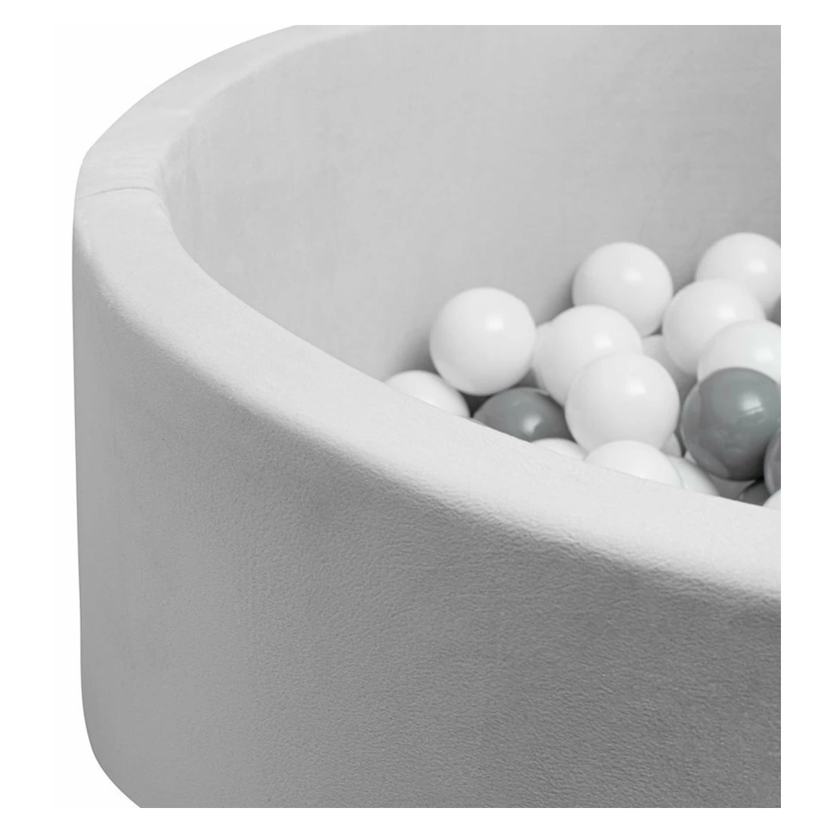 Piscina uscata, New Baby, Cu 150 de bile (Alb, gri), 83 x 83 x 30 cm, Grey [3]