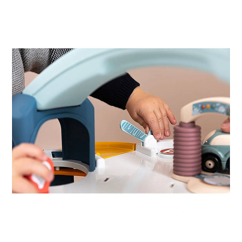 Pista de masini Smoby Big Garage cu masinuta si elicopter [8]