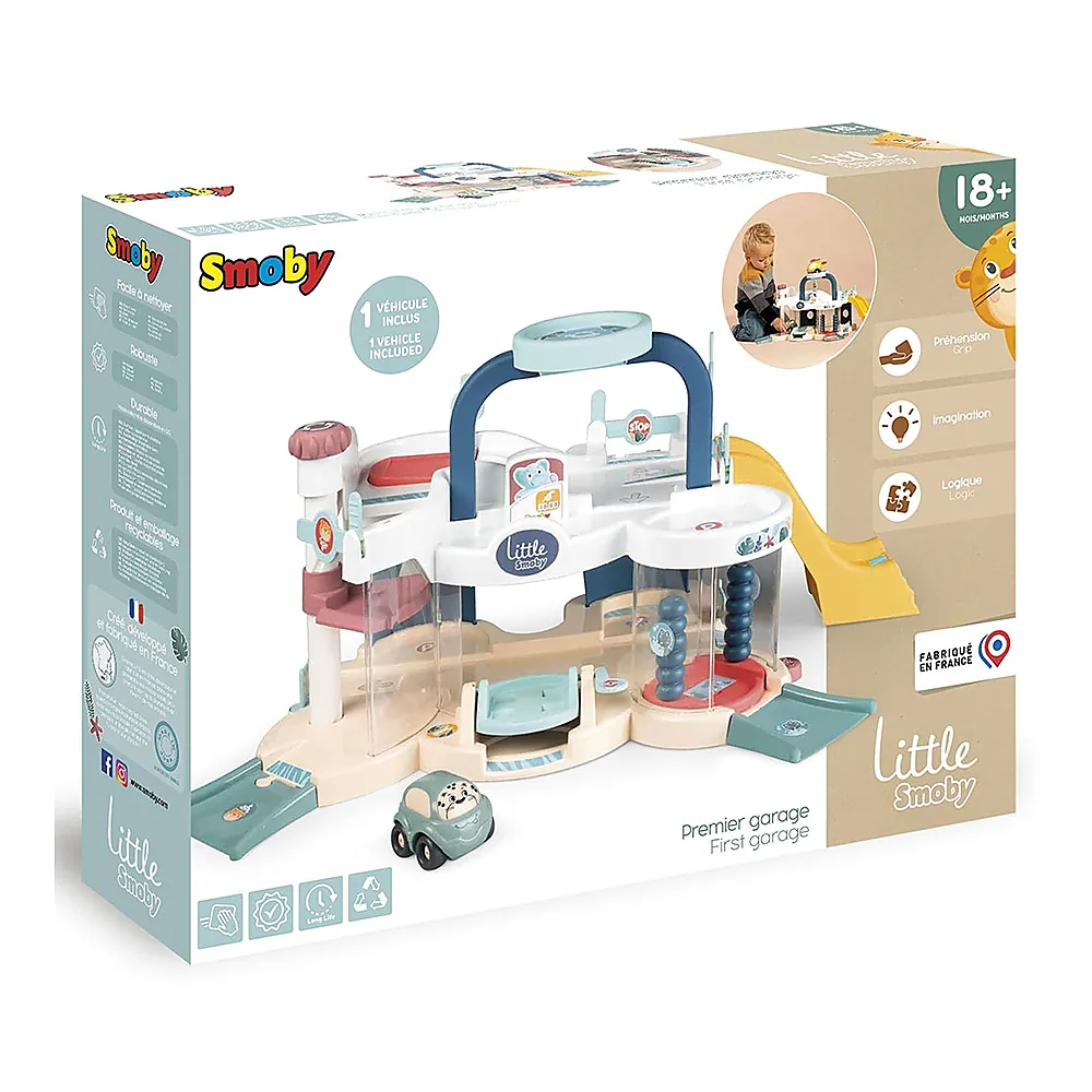 Pista de masini Smoby First Garage cu masinuta [6]