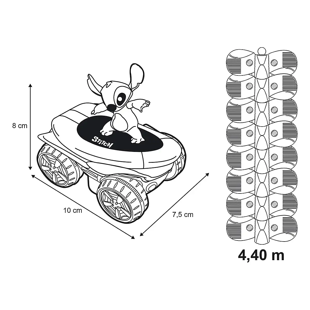 Pista Smoby Stitch FleXtreme Set circuit de curse 4 ani + [3]