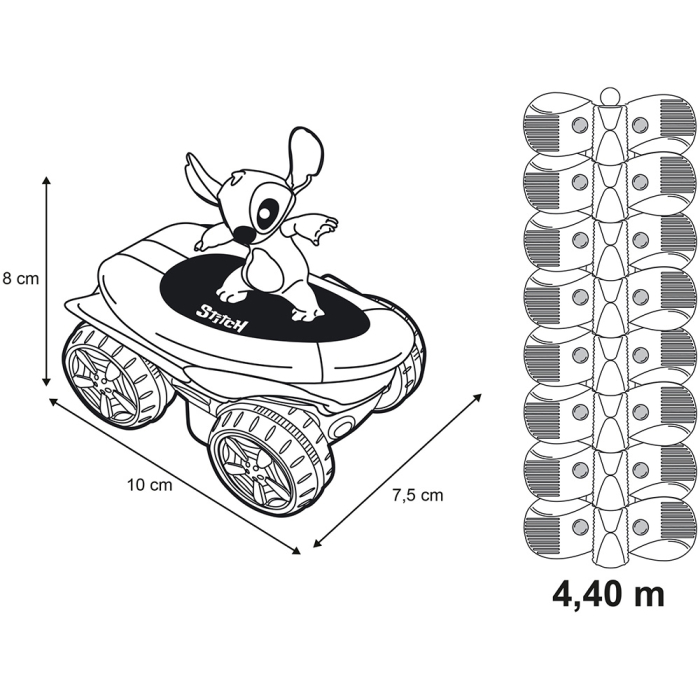 Pista Smoby Stitch FleXtreme Set circuit de curse [3]