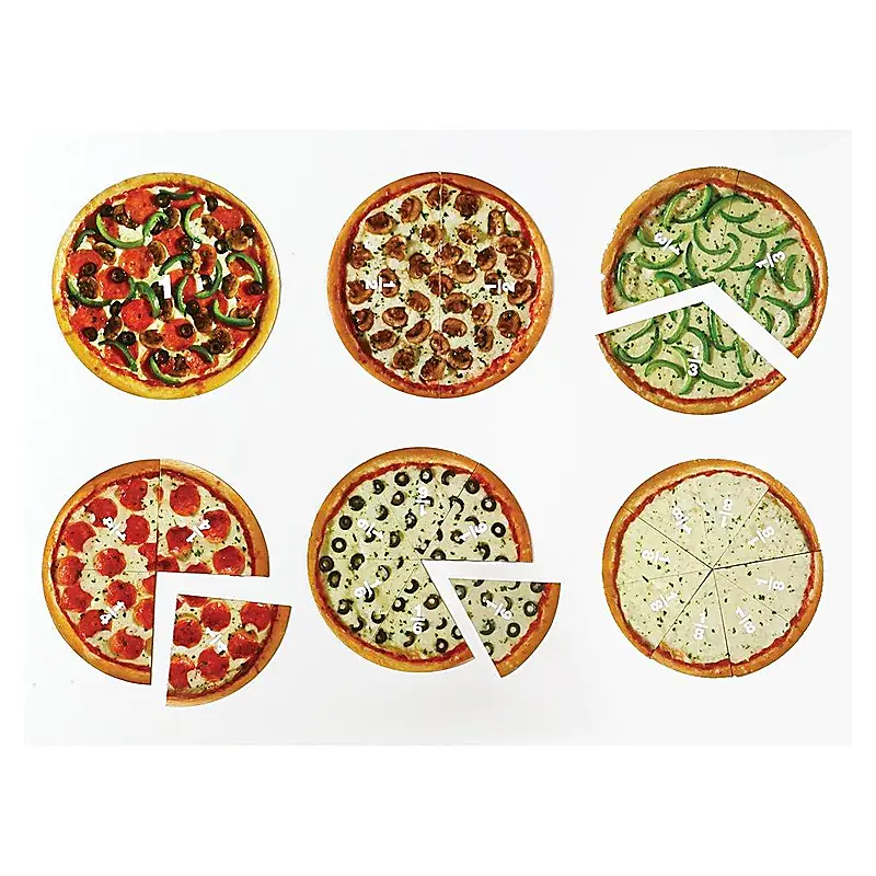 Pizza fractiilor cu magneti [4]