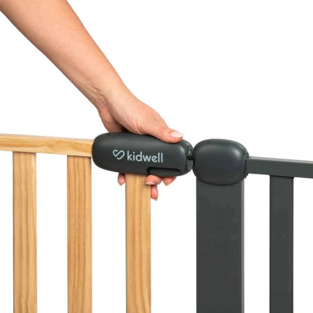 Poarta de siguranta 74-105 cm Kidwell Trasti - Negru [12]