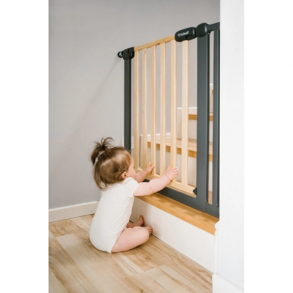 Poarta de siguranta 74-105 cm Kidwell Trasti - Negru [11]
