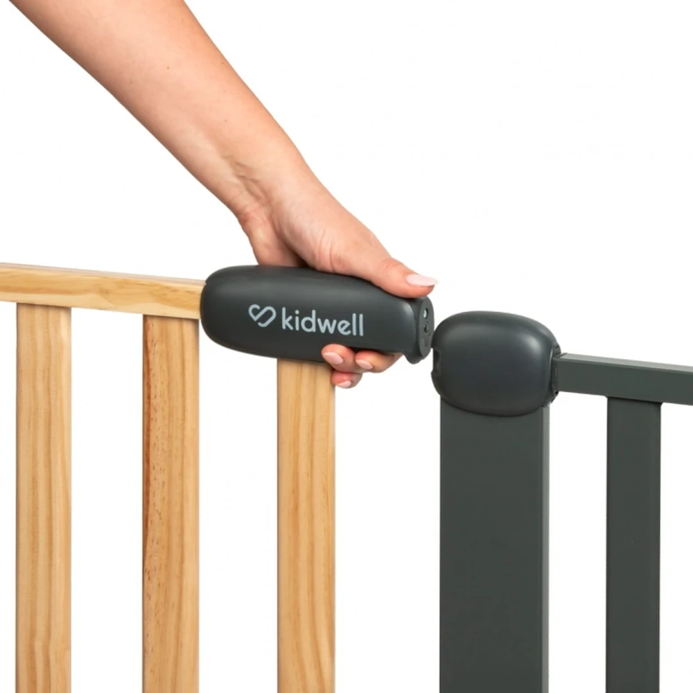 Poarta de siguranta 74-105 cm Kidwell Trasti - Negru [13]