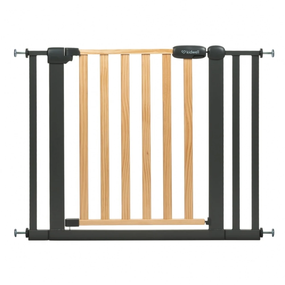 Poarta de siguranta 74-105 cm Kidwell Trasti - Negru [1]