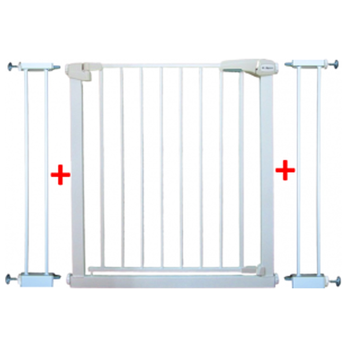 Poarta de siguranta din metal 79-105 cm R-Sport S2 - Alb [2]