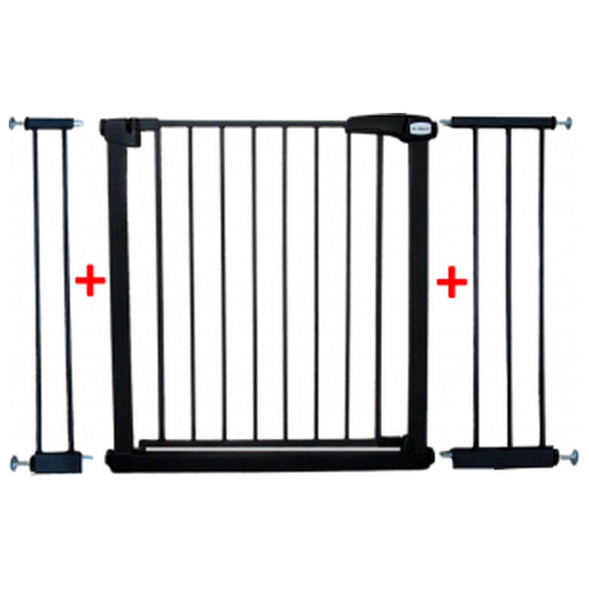 Poarta de siguranta din metal 79-115 cm R-Sport S3 - Negru [2]