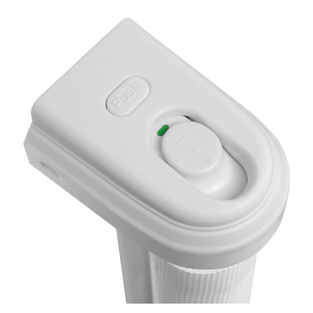 Poarta de siguranta, Lionelo, Thea, Textila, Ofera vizibilitate, Retractabila, Mecanism dublu de blocare, Montaj universal, 80x140 cm, Conform cu standardul european de securitate EN1930, Alb [8]