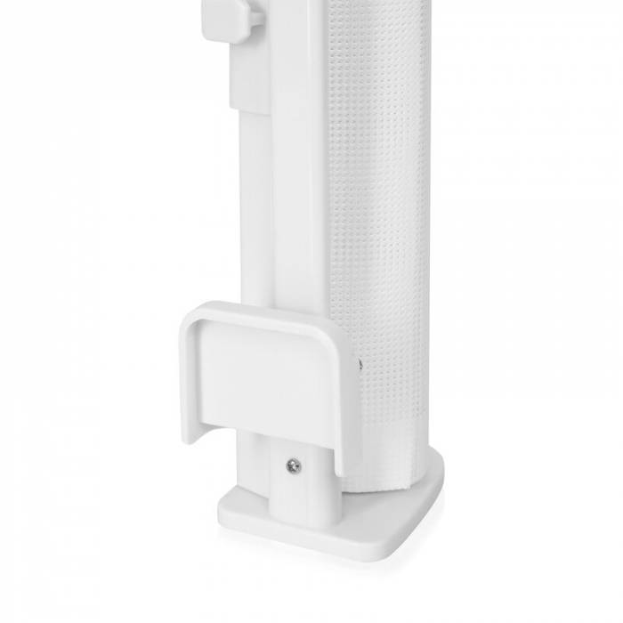 Poarta de siguranta, Lionelo, Thea, Textila, Ofera vizibilitate, Retractabila, Mecanism dublu de blocare, Montaj universal, 80x140 cm, Conform cu standardul european de securitate EN1930, Alb [7]