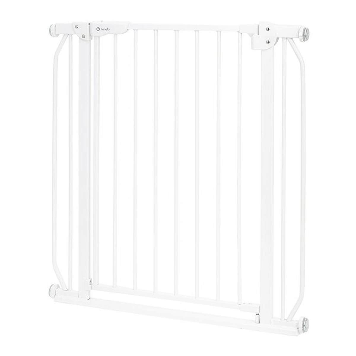 Lionelo - Poarta de siguranta prin presiune Truus Slim, 105 cm, Conform cu standardul europeane de securitate EN1930, Alb [6]