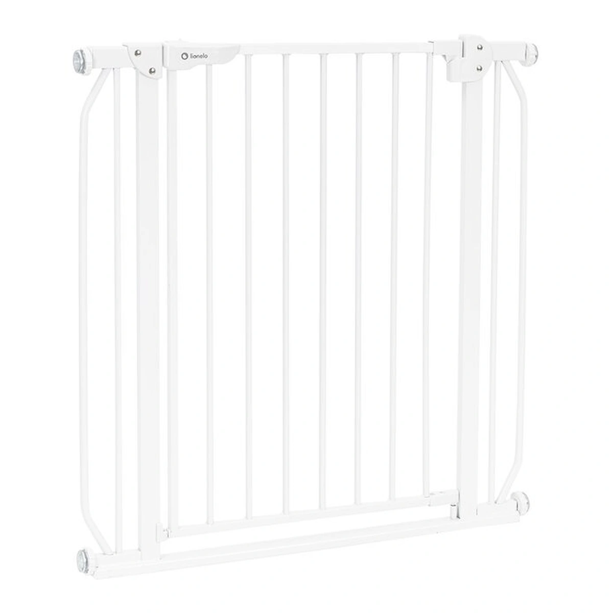 Lionelo - Poarta de siguranta prin presiune Truus Slim, 105 cm, Conform cu standardul europeane de securitate EN1930, Alb [4]