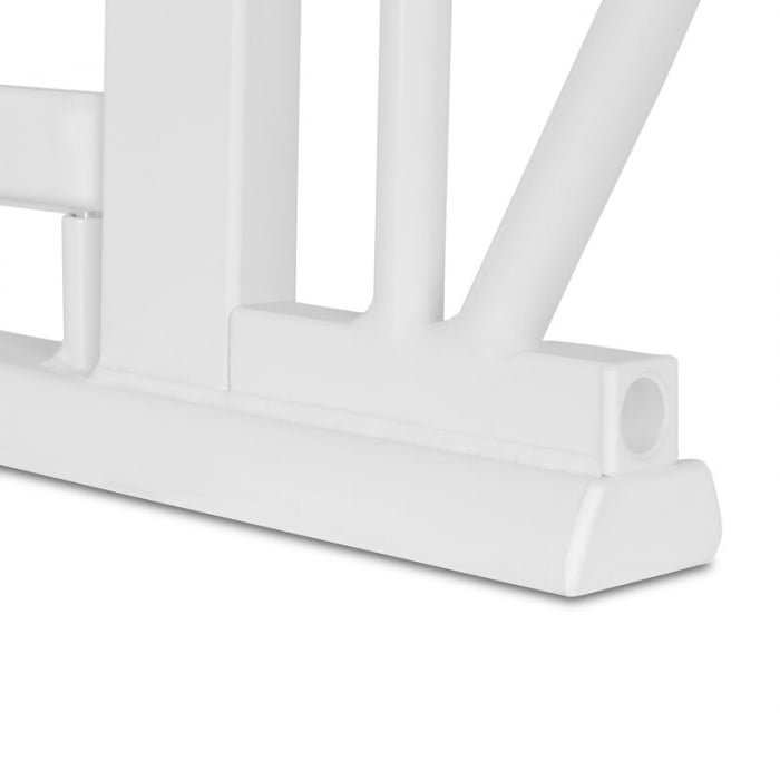 Poarta de siguranta prin presiune Truus Slim, 105 cm, Conform cu standardul europeane de securitate EN1930, Alb/Natur [7]
