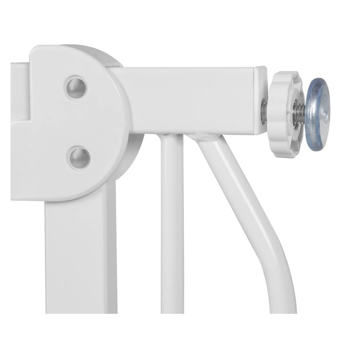 Poarta de siguranta prin presiune Truus Slim, 105 cm, Conform cu standardul europeane de securitate EN1930, Alb/Natur [9]