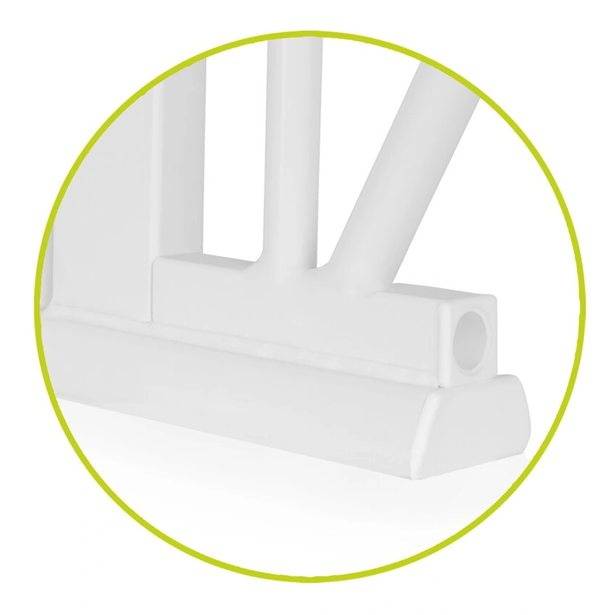 Poarta de siguranta prin presiune Truus Slim, 105 cm, Conform cu standardul europeane de securitate EN1930, Alb/Natur [17]