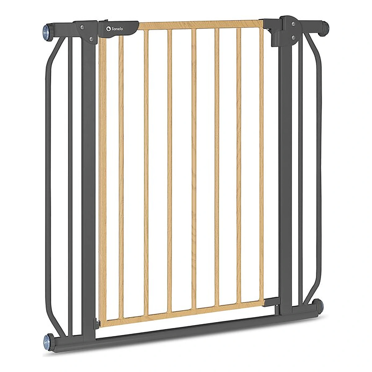 Poarta de siguranta prin presiune Truus Slim, 105 cm, Conform cu standardul europeane de securitate EN1930, Gri/Natur [4]