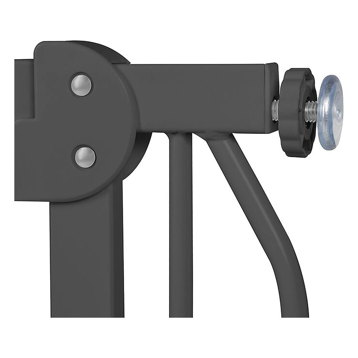 Poarta de siguranta prin presiune Truus Slim, 105 cm, Conform cu standardul europeane de securitate EN1930, Gri/Natur [11]