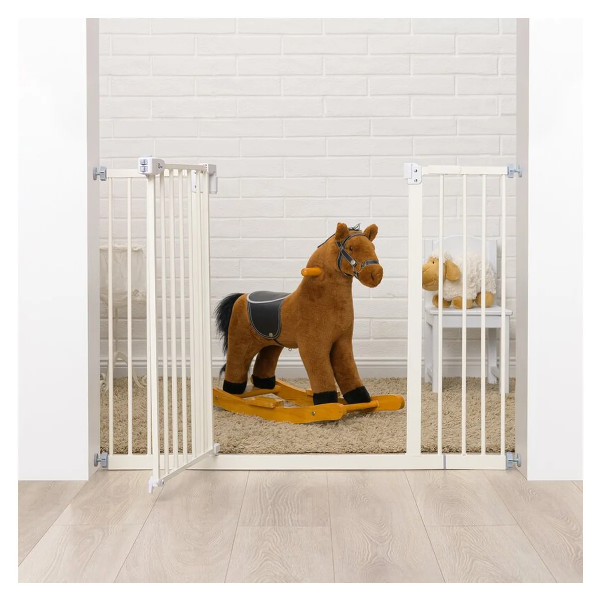 Poarta siguranta Thor, 74 - 109.4 cm, Inchidere automata, Sistem dublu de blocare, Otel [9]