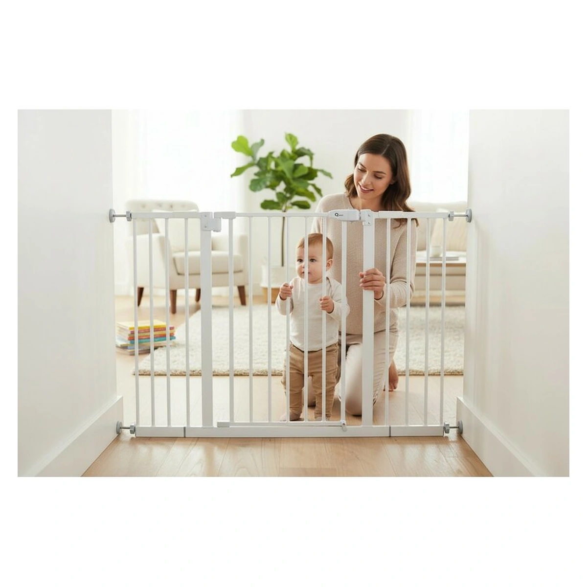 Poarta siguranta Thor, 74 - 109.4 cm, Inchidere automata, Sistem dublu de blocare, Otel [3]