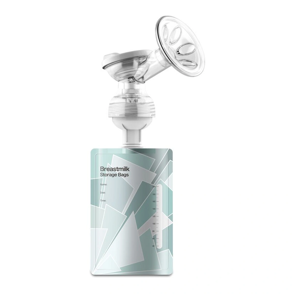 Pompa de san, Lionelo, Fidi Go, Functie de masaj, Autonomie pana la 90 min, Afisaj LED, Cu accesorii, Gri Pal [8]