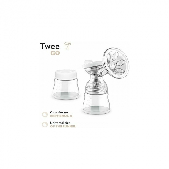 Pompa dubla de san, Lionelo, Electrica, 9 nivele de aspiratie, 5 moduri de masaj, Afisaj LED, Silentioasa, Include 2 recipiente de 150 ml si 2 pungi, cablu usb, Alb/gri [33]
