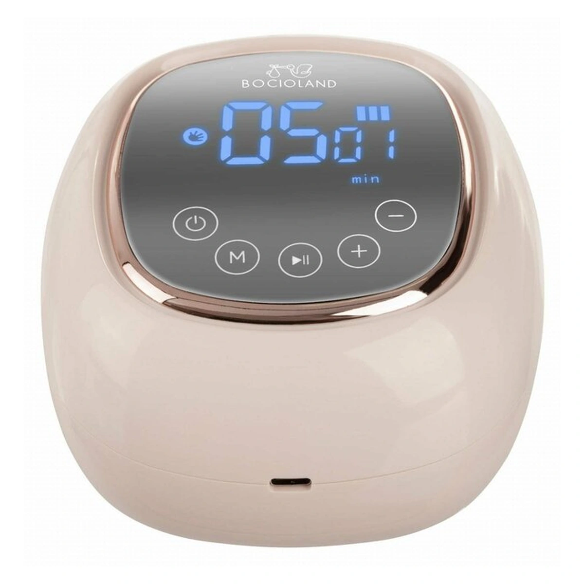 Pompa san electrica, Bocioland, Emma, Modul de stimulare, Aspirare si functie masaj, Cu biberon si o suzeta, Pink [2]