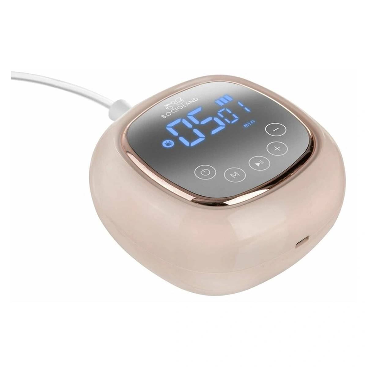 Pompa san electrica, Bocioland, Emma, Modul de stimulare, Aspirare si functie masaj, Cu biberon si o suzeta, Pink [5]