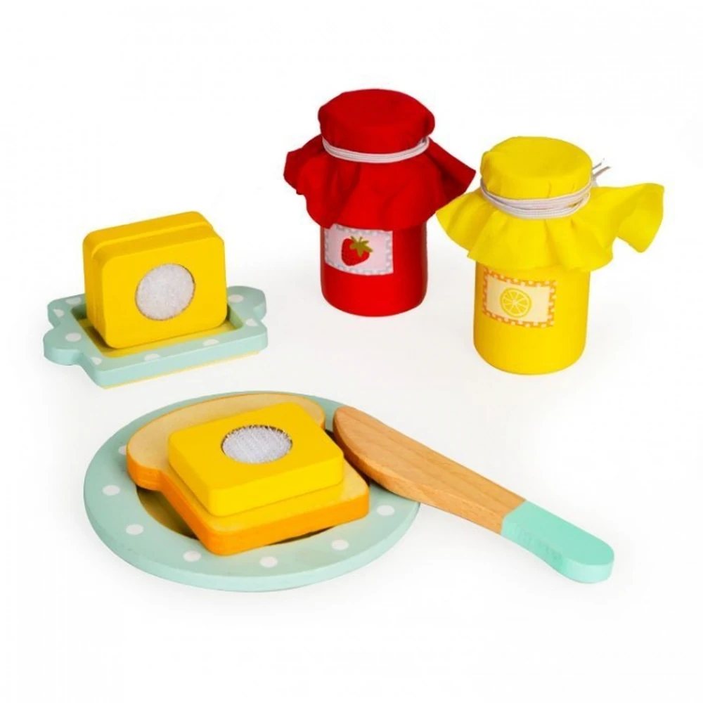 Prajitor de paine din lemn cu accesorii Ecotoys [2]