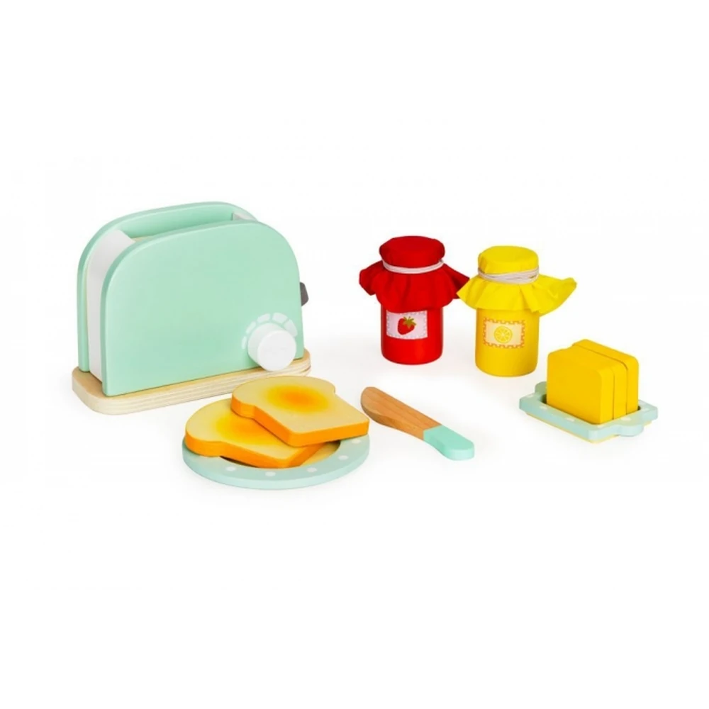 Prajitor de paine din lemn cu accesorii Ecotoys [1]
